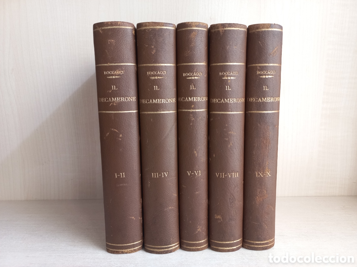 Libros antiguos: Il decamerone. Giovanni Boccacci. Formiggini Editore, 1922. COMPLETO. - Foto 1