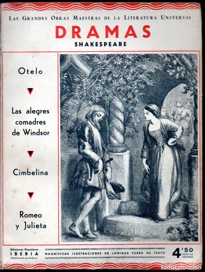 Libros antiguos: SHAKESPEARE : DRAMAS (IBERIA, 1933) ILUSTRADO - Foto 1