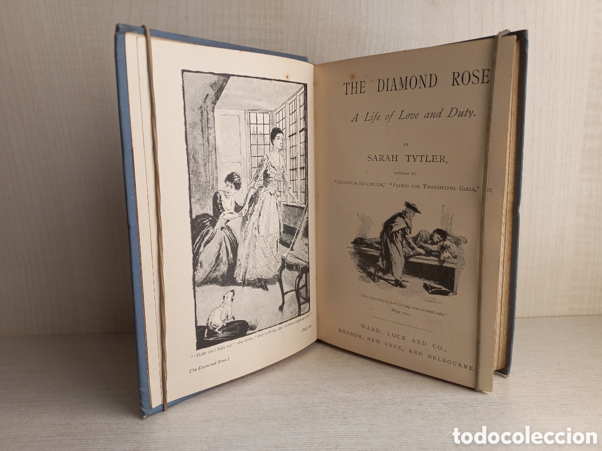 Libros antiguos: The Diamond Rose. Sarah Tyler. Ward, Lock & Co. - Foto 5