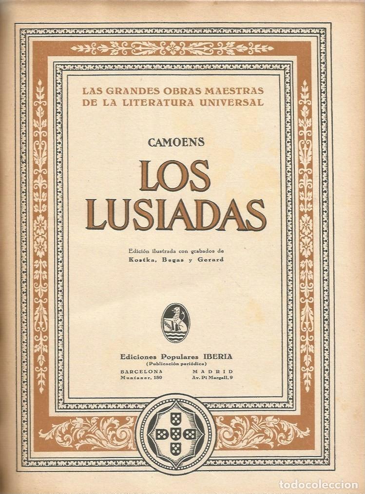 Libros antiguos: LOS LUSIADAS - CAMOENS - EDICIONES IBERIA - 1932 - Foto 1