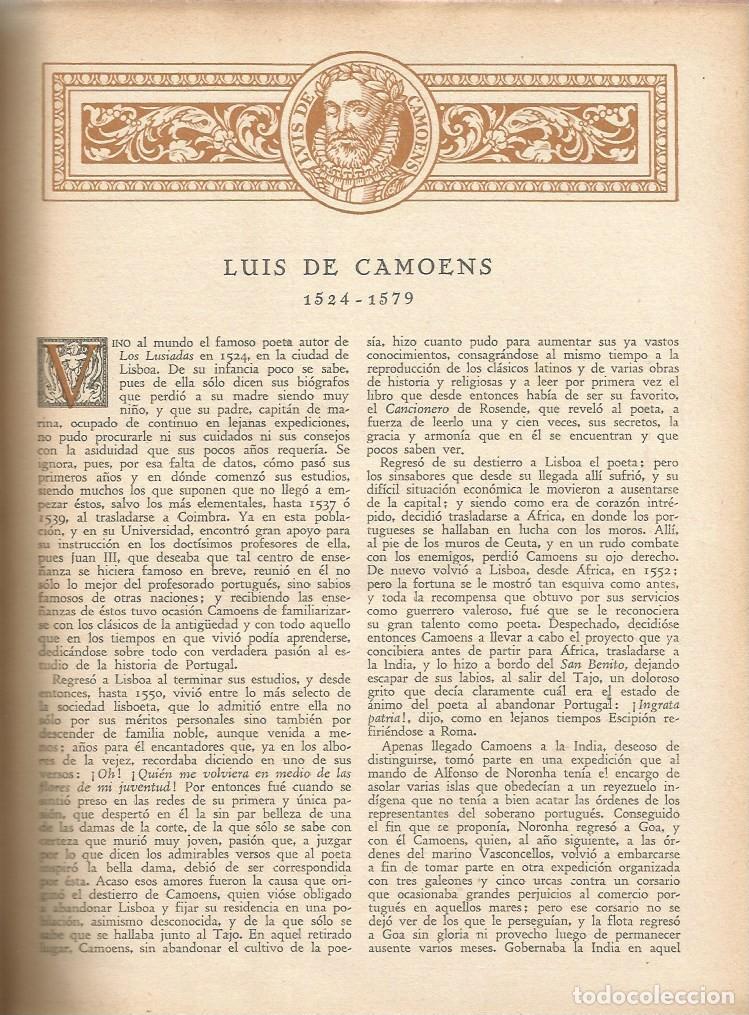 Libros antiguos: LOS LUSIADAS - CAMOENS - EDICIONES IBERIA - 1932 - Foto 3