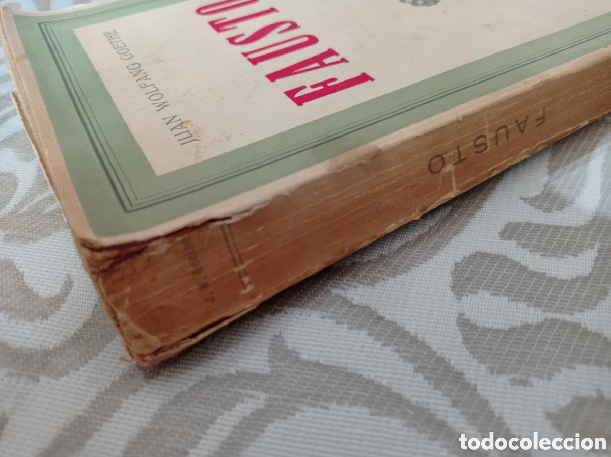 Libros antiguos: FAUSTO, DE GOETHE. EDITORIAL MAUCCI. h. 1920 - Foto 8