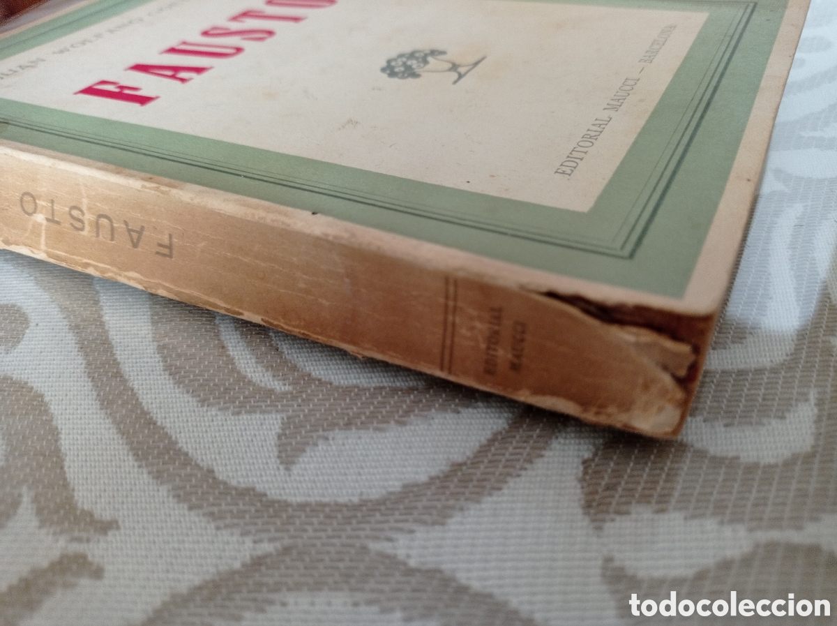 Libros antiguos: FAUSTO, DE GOETHE. EDITORIAL MAUCCI. h. 1920 - Foto 9