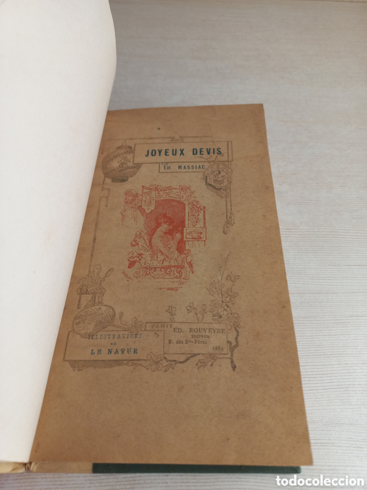 Libros antiguos: Joyeux Devis. Massiac. Edouard Rouveyre, 1882. - Foto 5