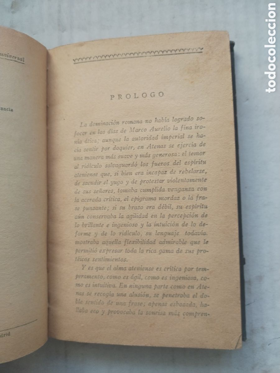 Libros antiguos: DIALOGOS/LUCIANO.... - Foto 5