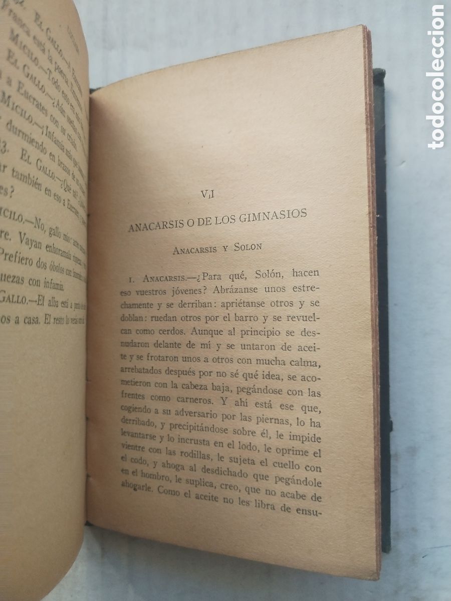 Libros antiguos: DIALOGOS/LUCIANO.... - Foto 6