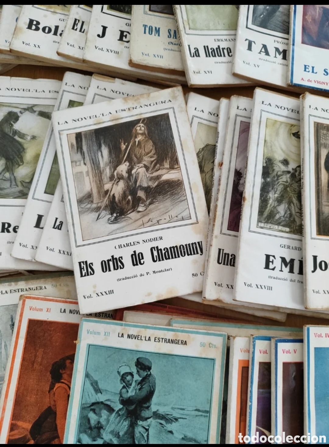 Libros antiguos: La novel&middot;la estrangera - Foto 2