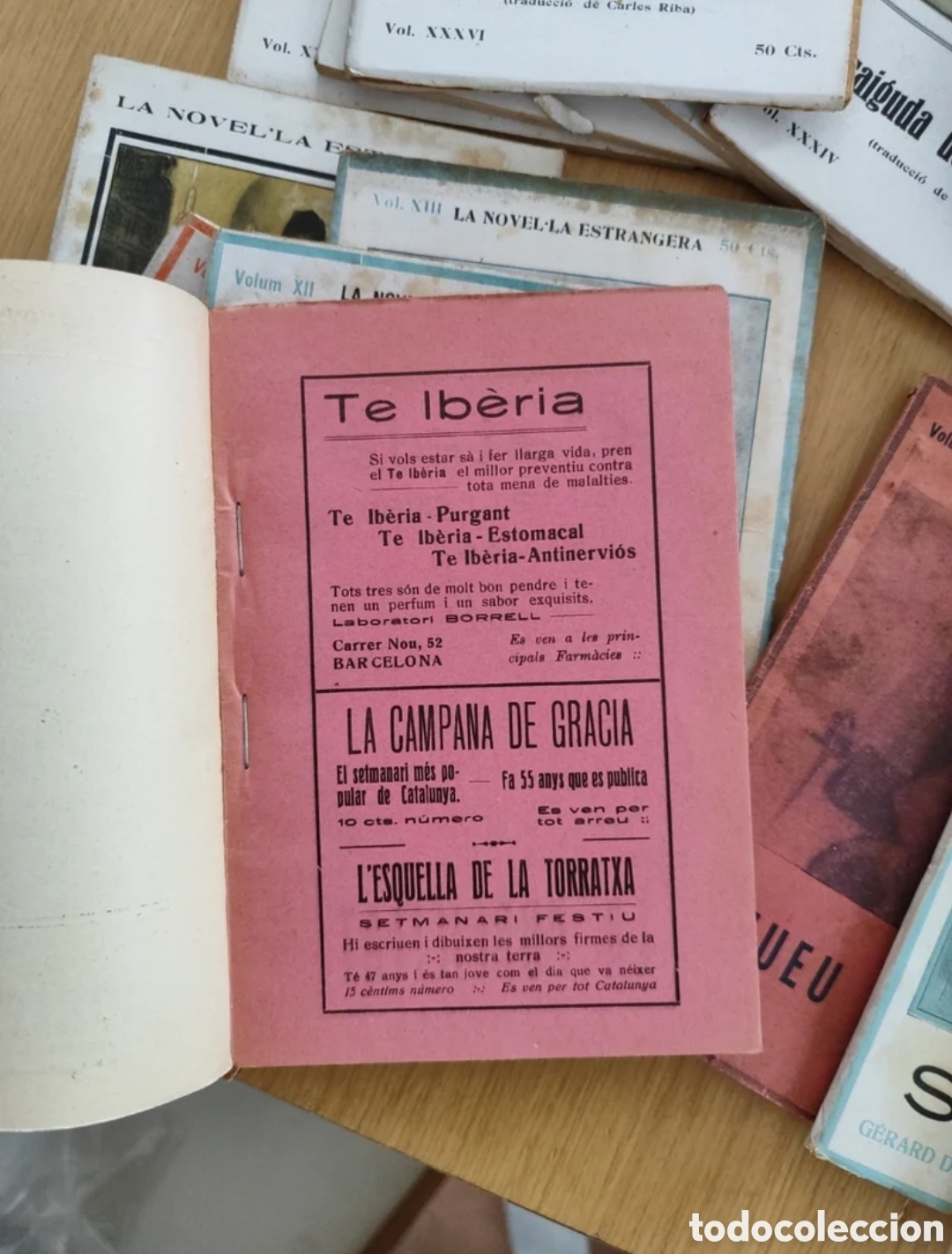 Libros antiguos: La novel&middot;la estrangera - Foto 5
