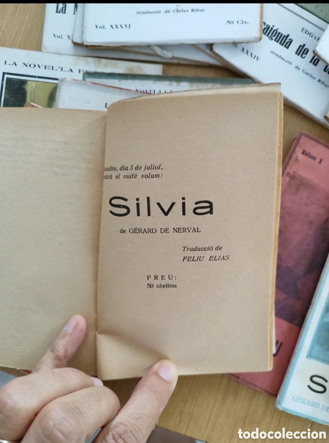 Libros antiguos: La novel&middot;la estrangera - Foto 6