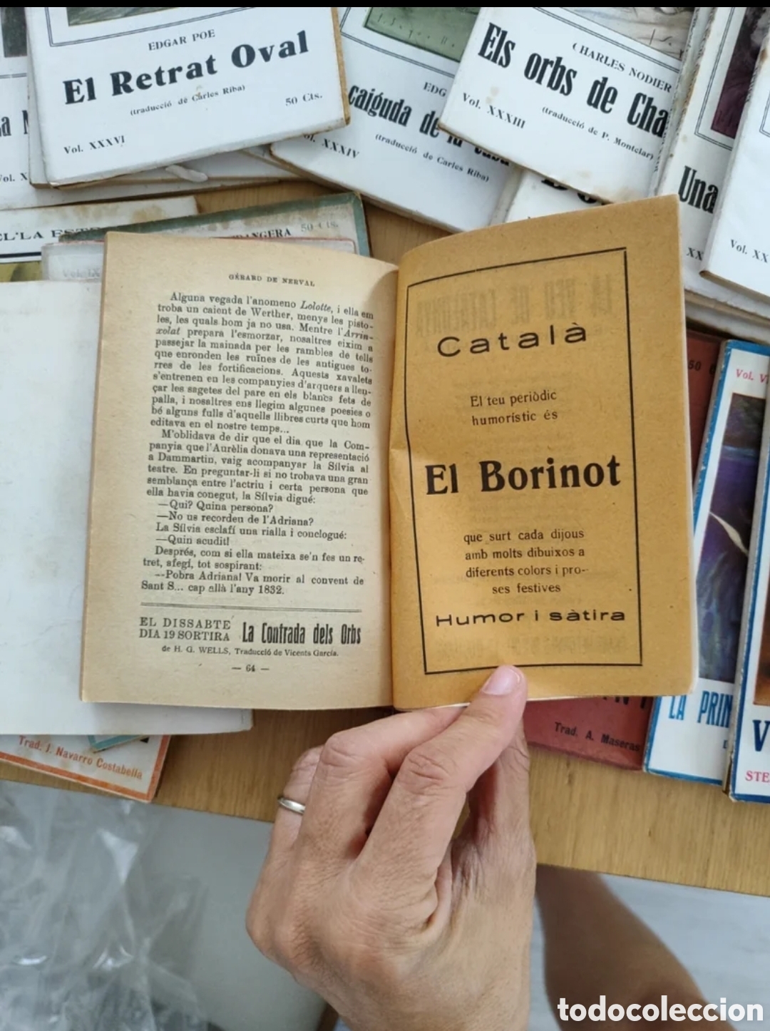 Libros antiguos: La novel&middot;la estrangera - Foto 7