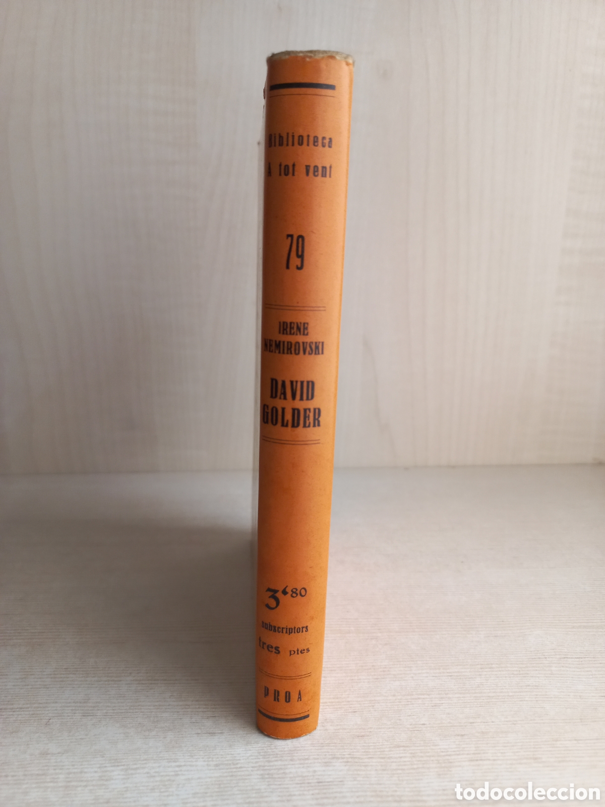 Libros antiguos: David Golder. Irene Nemirovski. Proa Edicions, A tot vent, 1935. Catal&aacute;n. - Foto 2