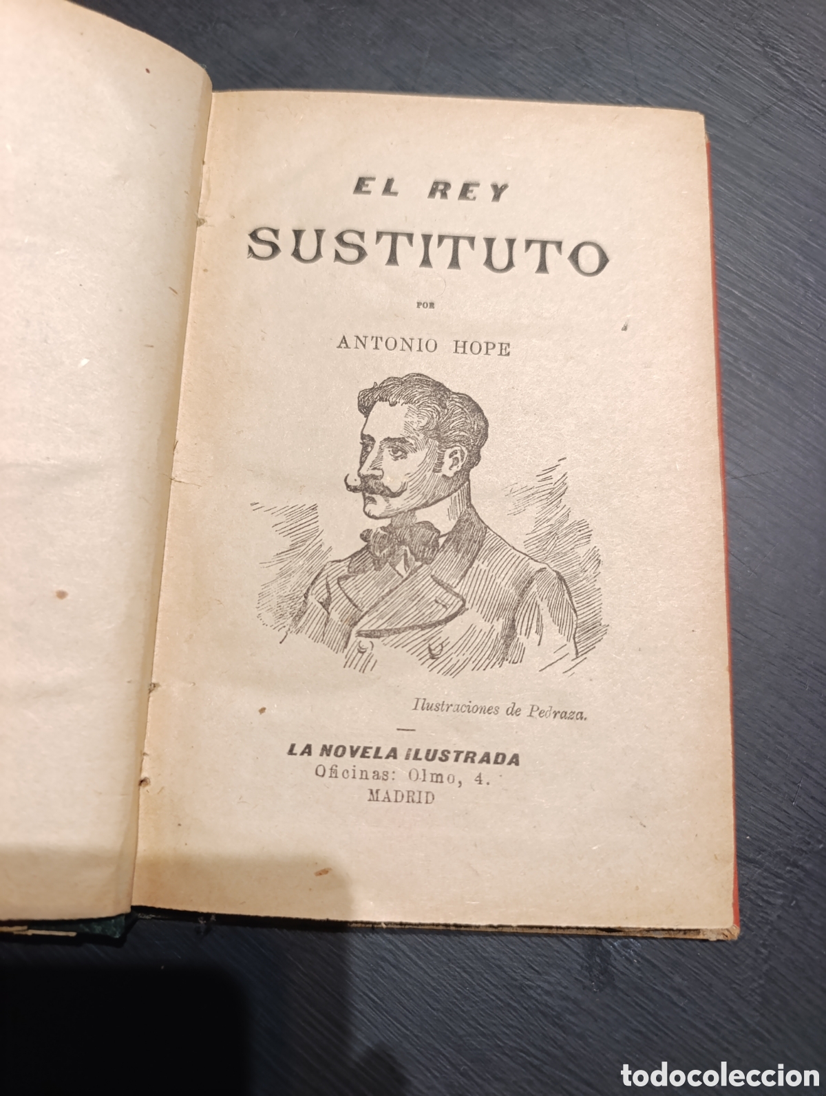Libros antiguos: &Alpha;&Nu;&Tau;&Omicron;&Nu;IO HOPE EL REY SUSTITUTO. - Foto 2