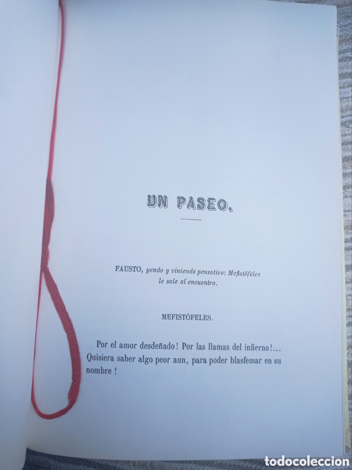 Libros antiguos: FAUSTO. GOETHE. EDICI&Oacute;N DE 1864. FACS&Iacute;MIL - Foto 5