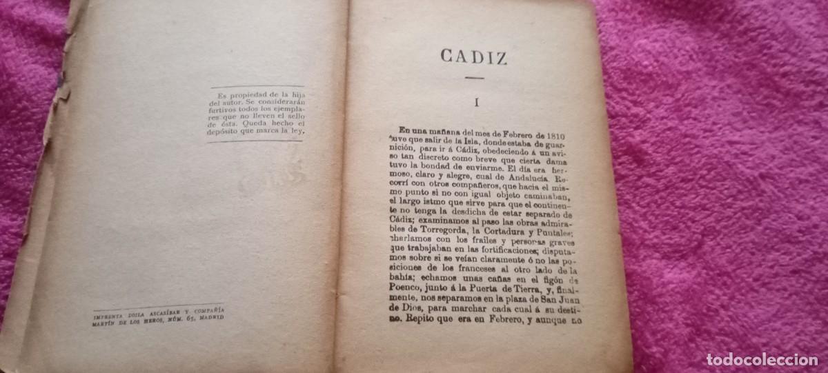 Libros antiguos: C&aacute;diz. Benito P&eacute;rez Gald&oacute;s - Foto 2