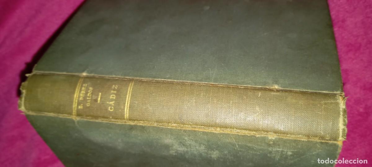 Libros antiguos: C&aacute;diz. Benito P&eacute;rez Gald&oacute;s - Foto 6