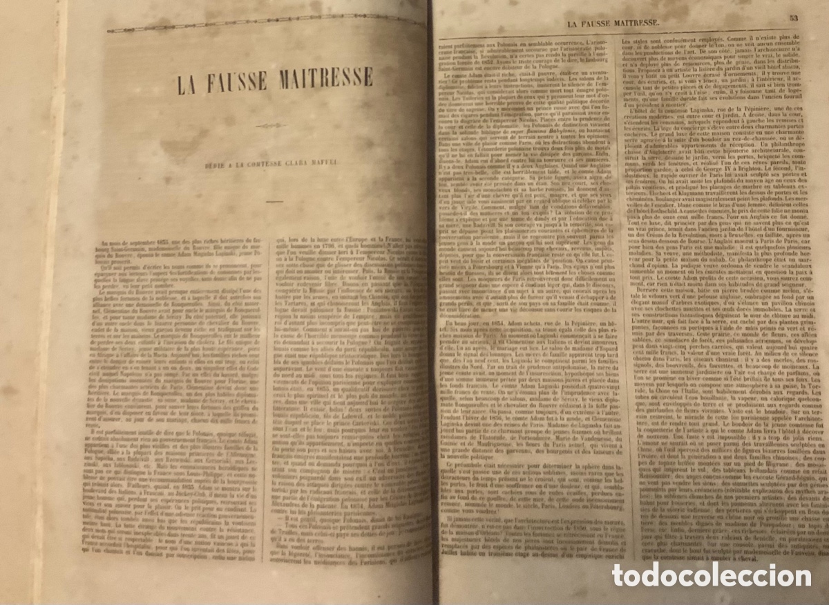 Libros antiguos: Ouvres Illustr&eacute;es de Balzac. 1854 - Foto 6