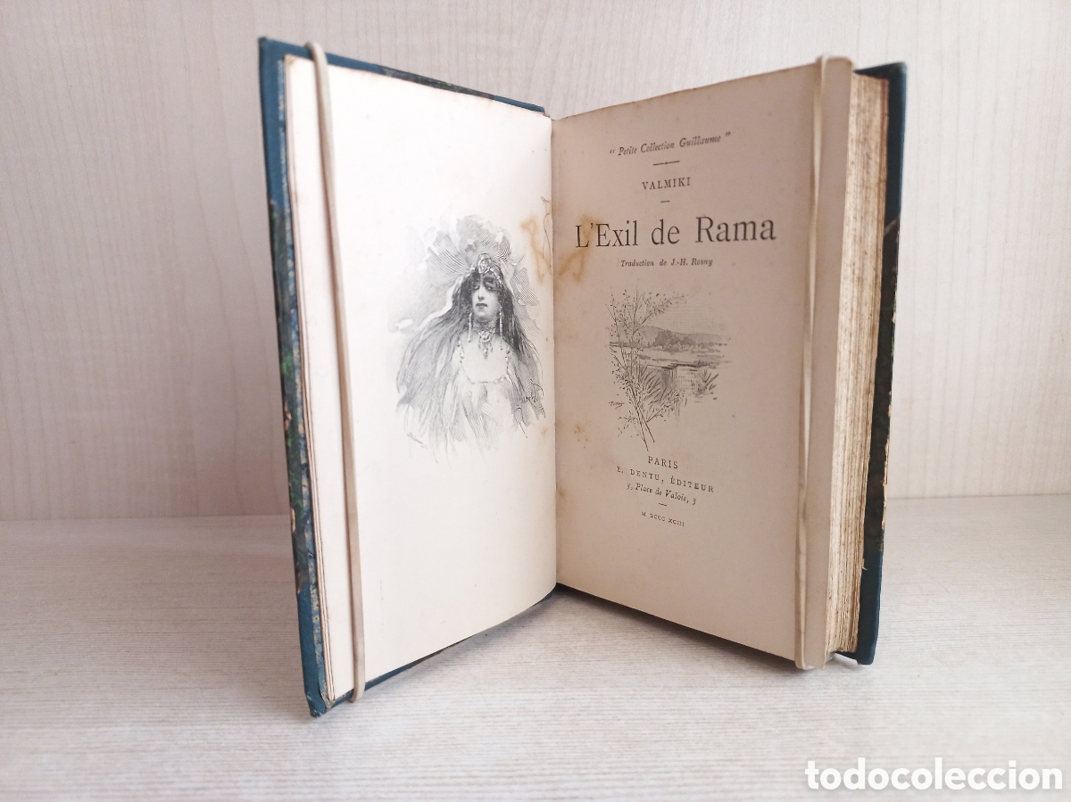 Libros antiguos: Lexil de Rama. Valmiki. Dentu, 1893. - Foto 5