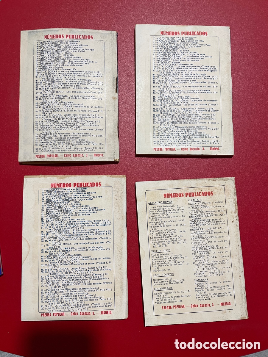 Libros antiguos: Cuatro ejemplares de El follet&iacute;n. A&ntilde;o III. - Foto 7