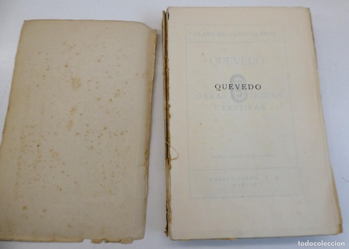 Libros antiguos: Quevedo - IV Obras Sat&iacute;ricas y Festivas - Foto 7