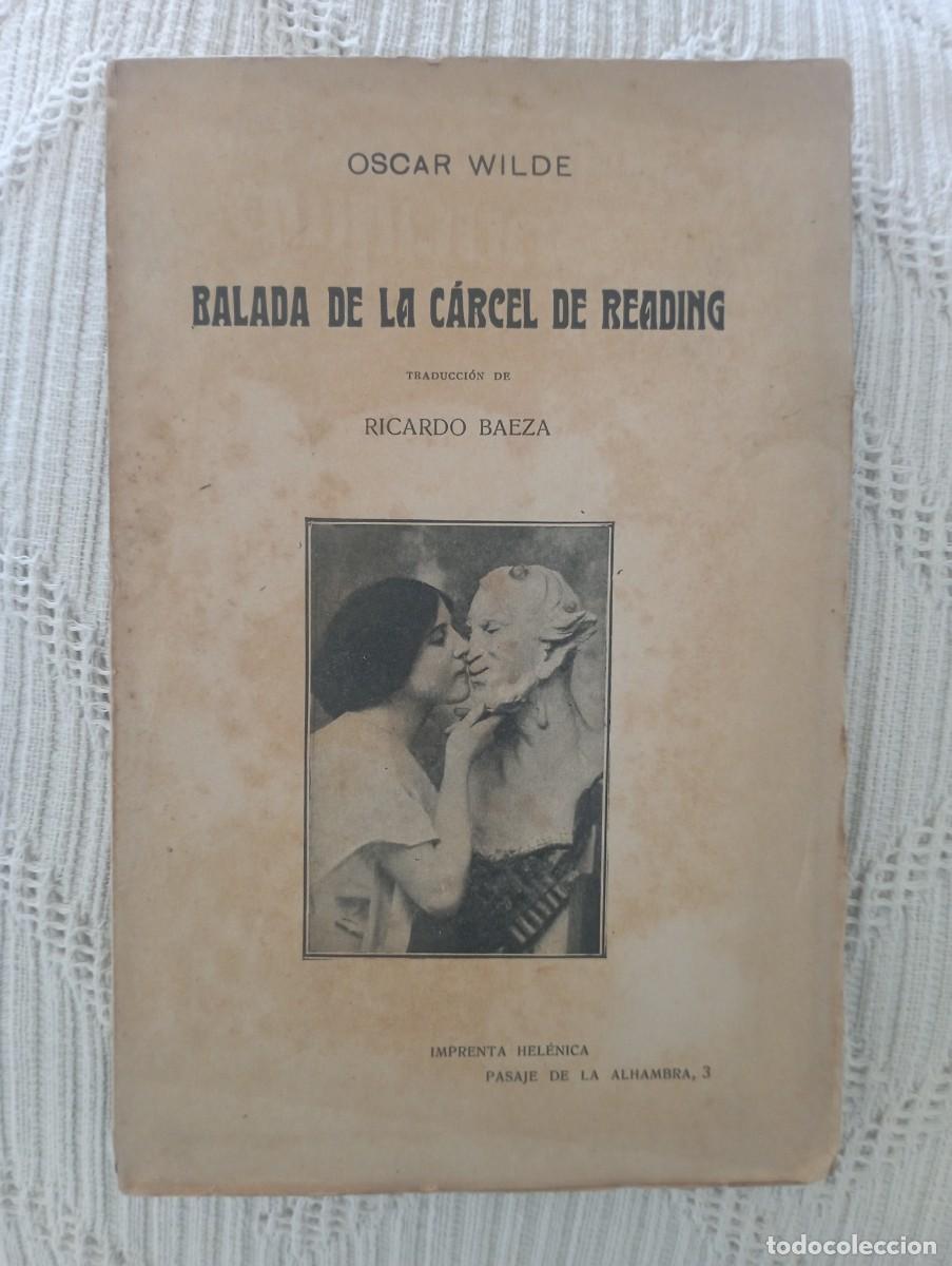 Libros antiguos: BALADA DE LA C&Aacute;RCEL DE READING. &Oacute;SCAR WILDE. - Foto 1