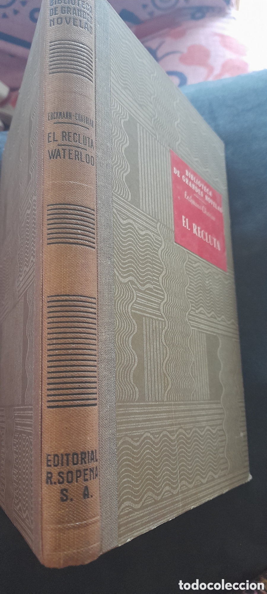 Libros antiguos: El recluta. Erckmann Chatrian - Foto 2
