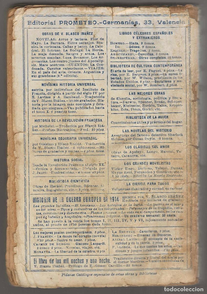 Libros antiguos: VICENTE BLASCO IBA&Ntilde;EZ -- MARE NOSTRUM - Foto 2