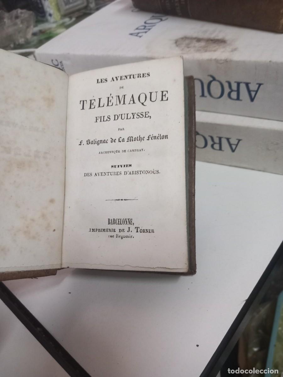 Libros antiguos: LES AVENTURES DE T&Eacute;L&Eacute;MAQUE. FILS DULYSSE. - Foto 2