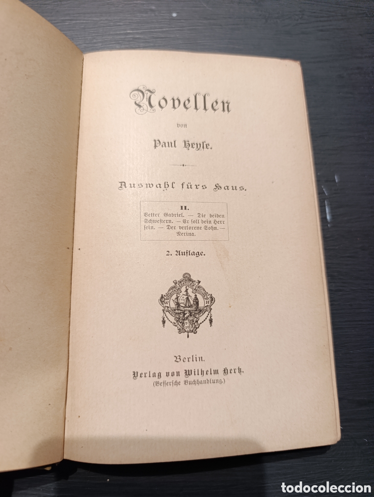 Libros antiguos: Novellen von Paul Heyle. - Foto 1