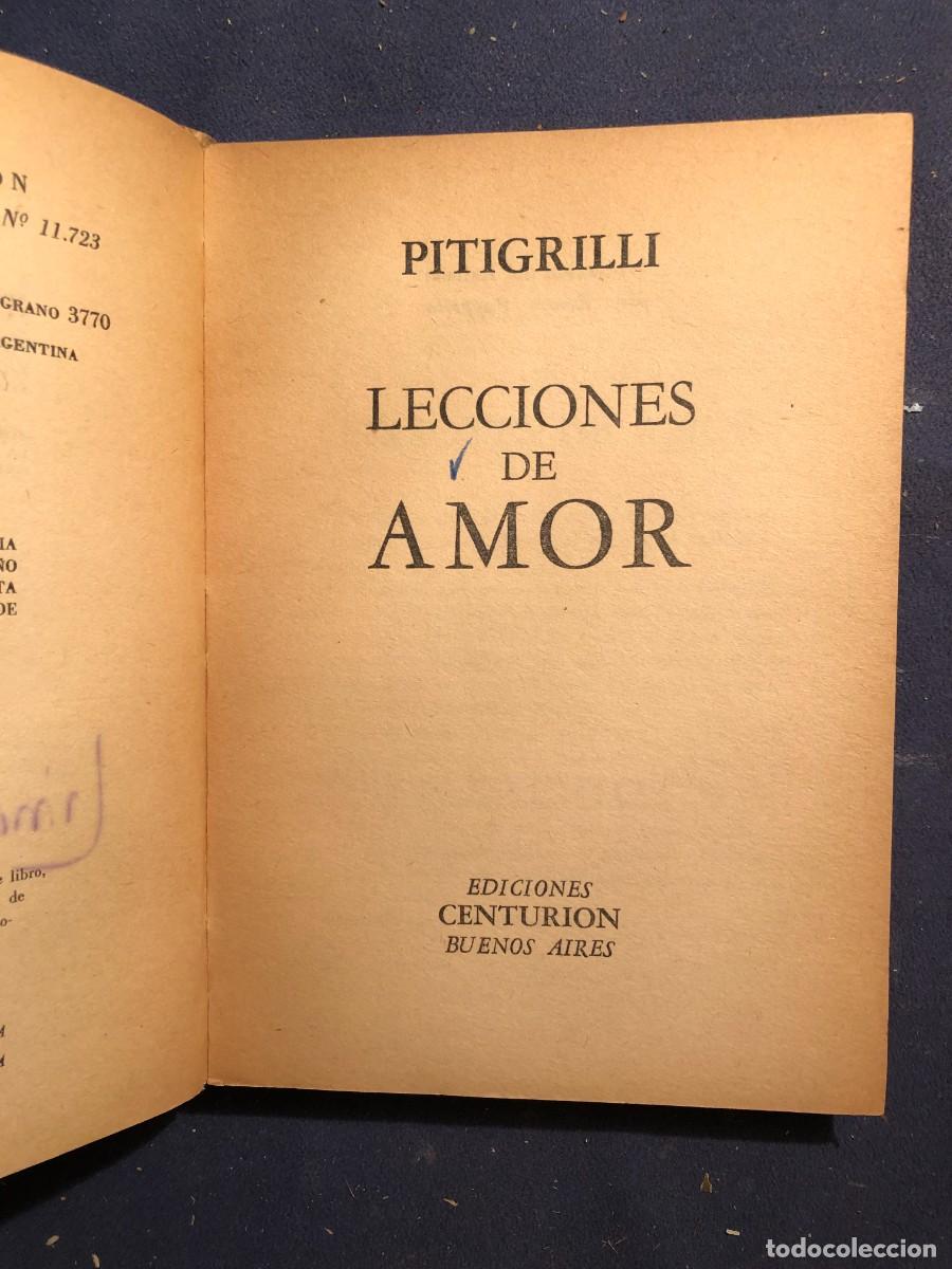 Libros antiguos: PITIGRILLI: - LECCIONES DE AMOR - (CENTURION, 1948) - Foto 2