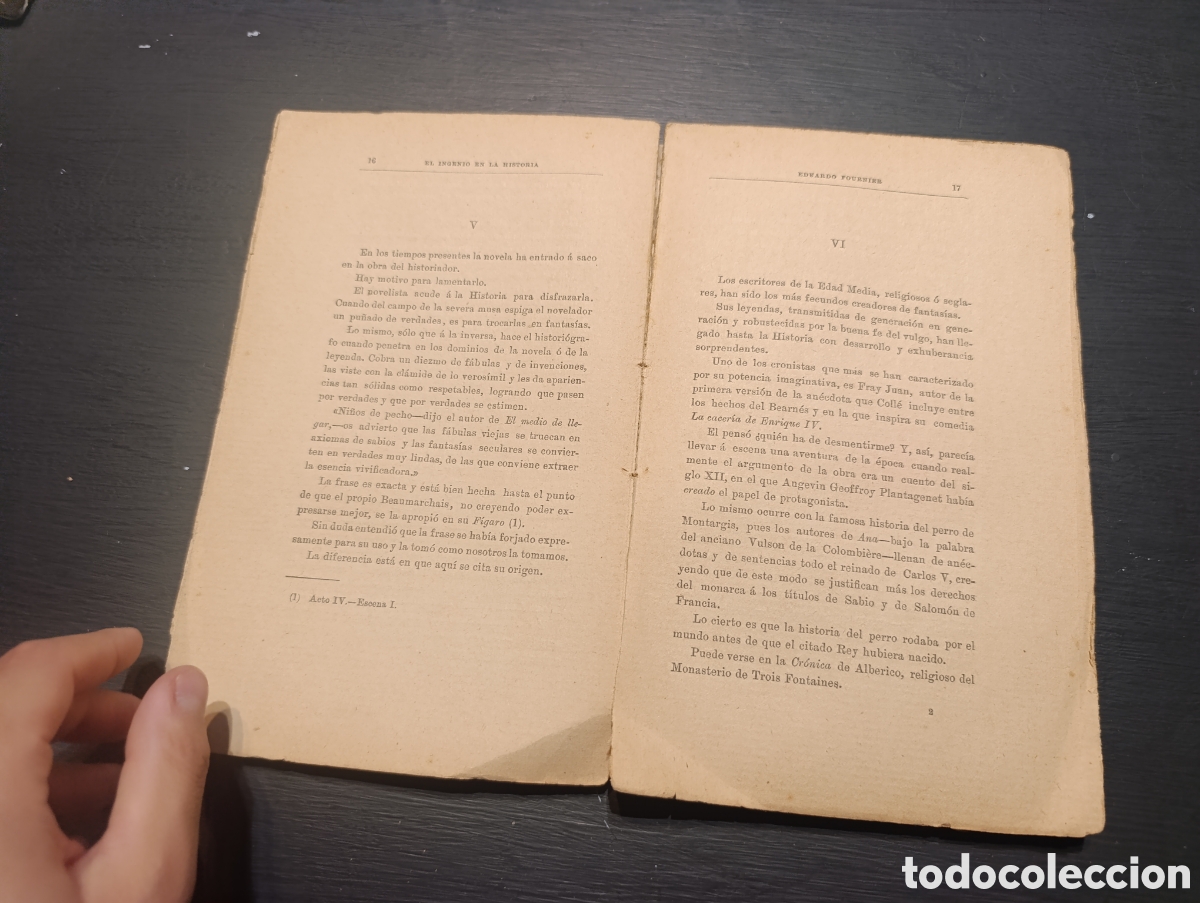 Libros antiguos: FOURNIER, EDUARDO. EL INGENIO EN LA HISTORIA - Foto 2