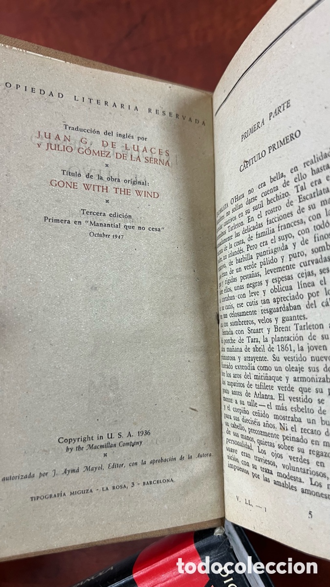 Libros antiguos: Lo que el viento se llev&oacute; - Mitchell, Margaret - Foto 2