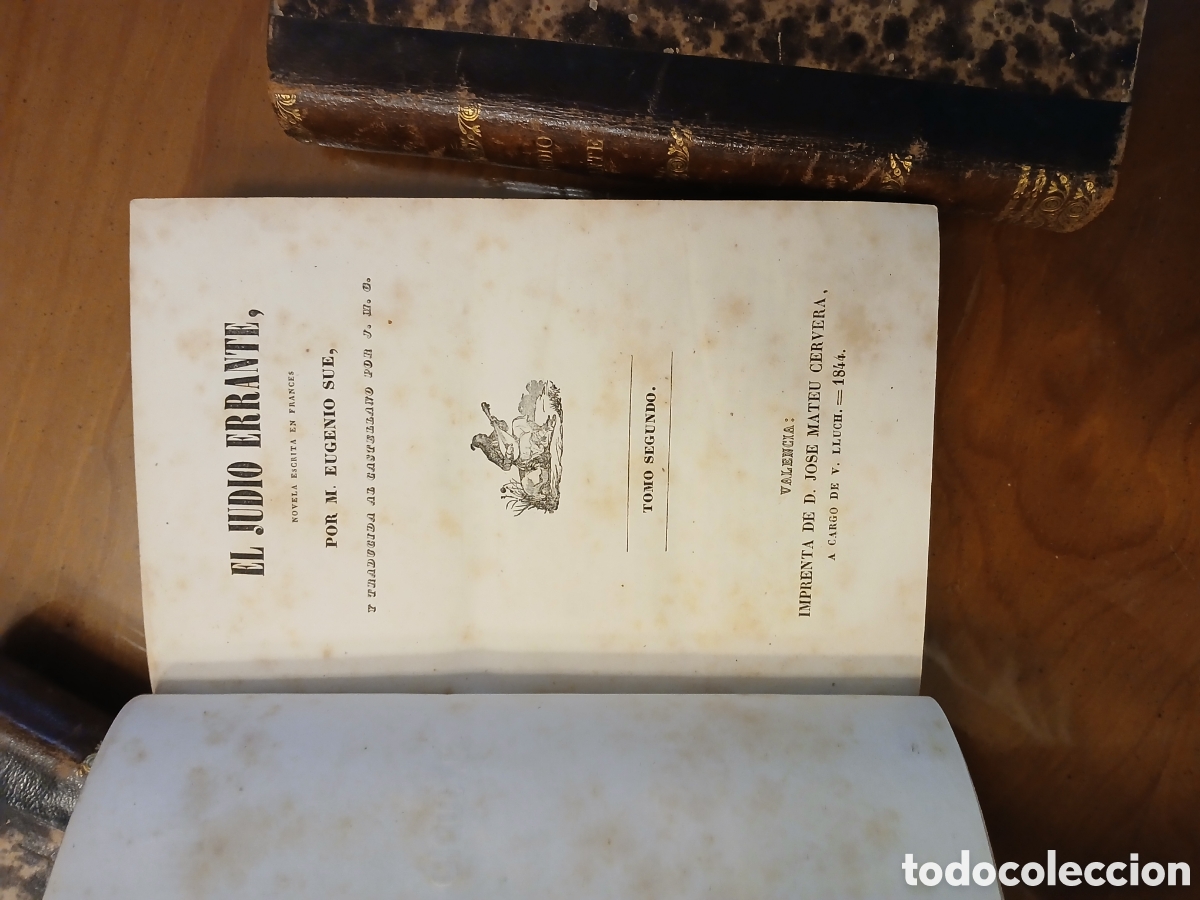 Libros antiguos: El jud&iacute;o errante, Eugenio Sue - Foto 4