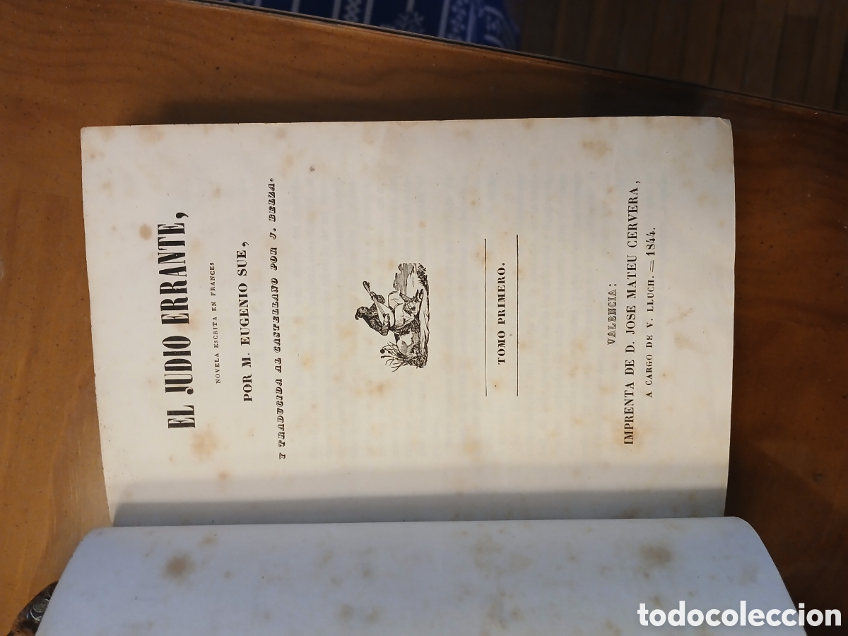 Libros antiguos: El jud&iacute;o errante, Eugenio Sue - Foto 5