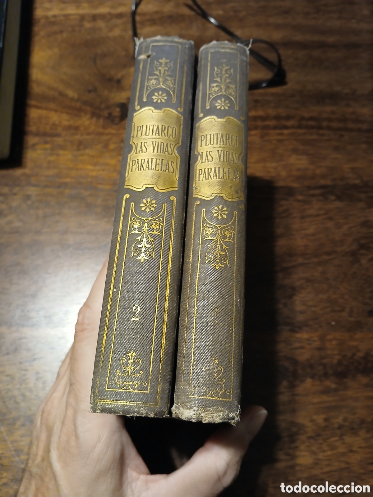 Libros antiguos: Vidas paralelas, Plutarco - Foto 2