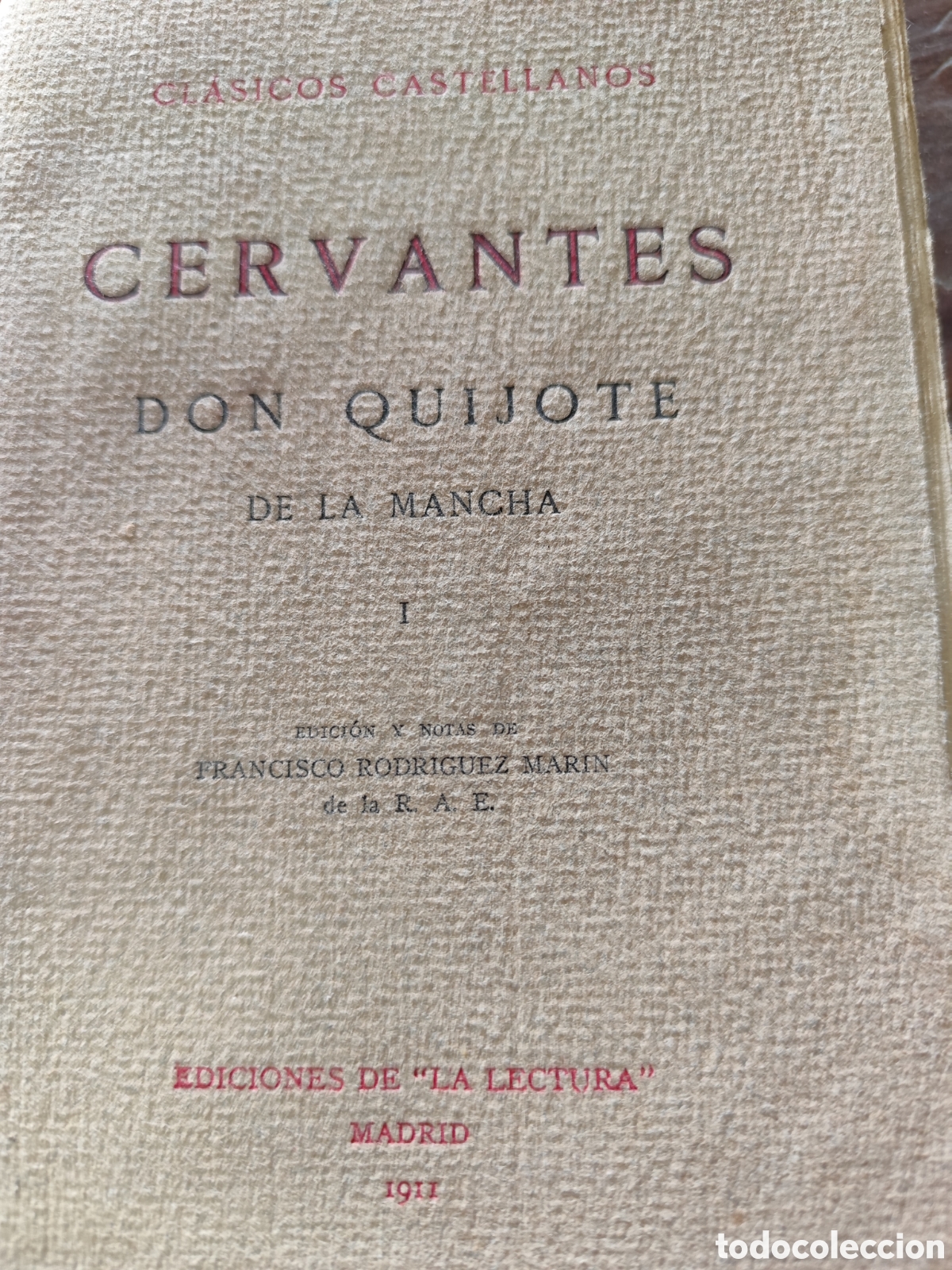 Libros antiguos: Cervantes don quijote de la mancha - Foto 1