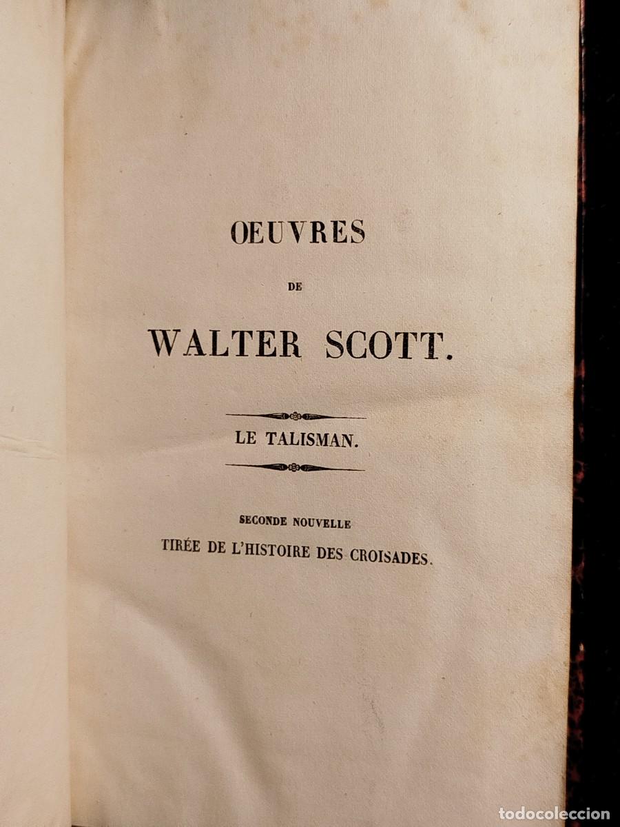 Libros antiguos: 1837. Le talisman. Walter Scott. - Foto 2
