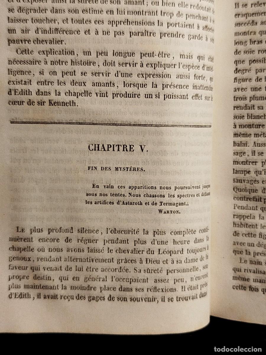 Libros antiguos: 1837. Le talisman. Walter Scott. - Foto 6