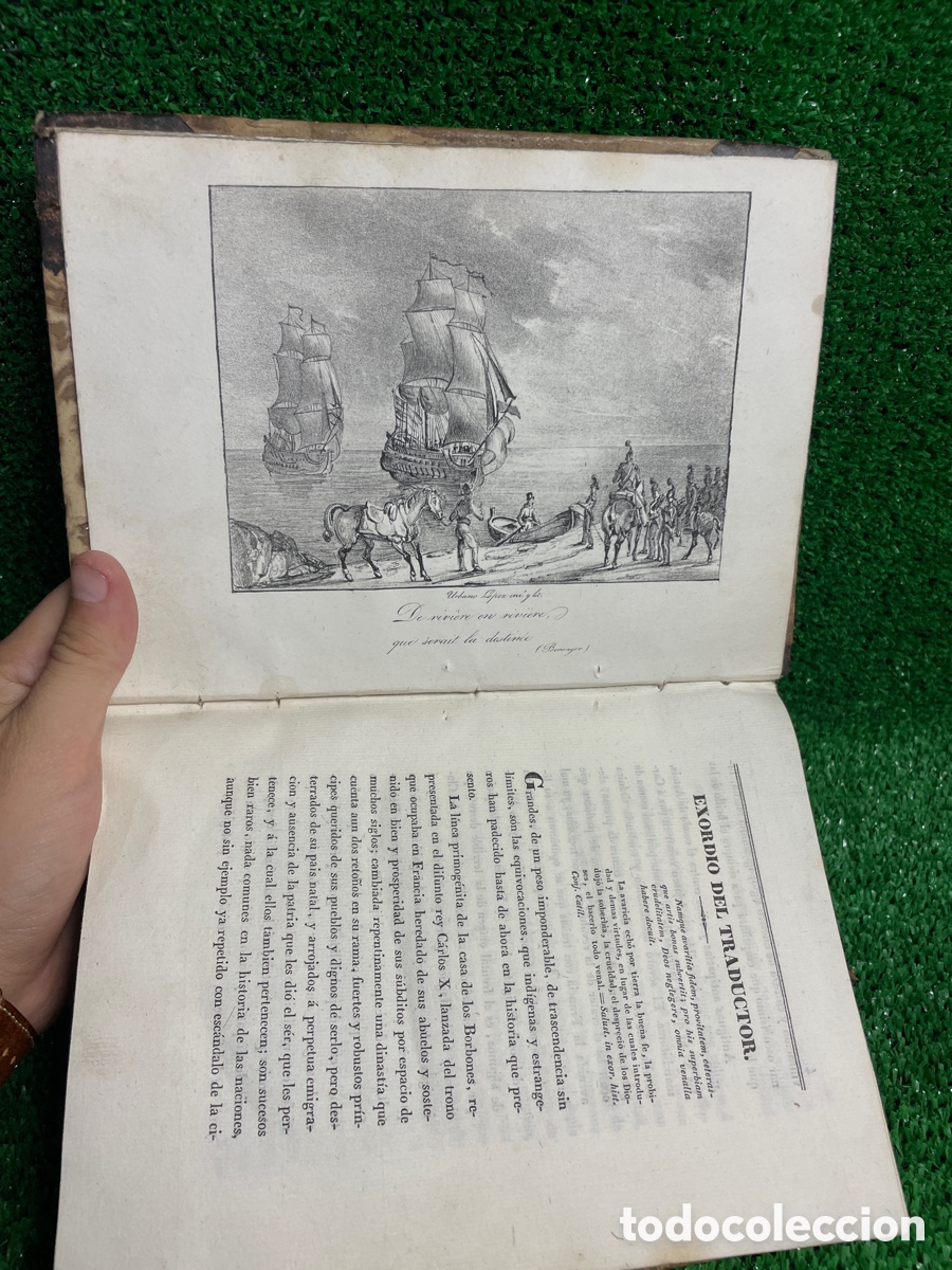 Libros antiguos: La Desterrada de Holly-Rood 1838 - B5 - Foto 4