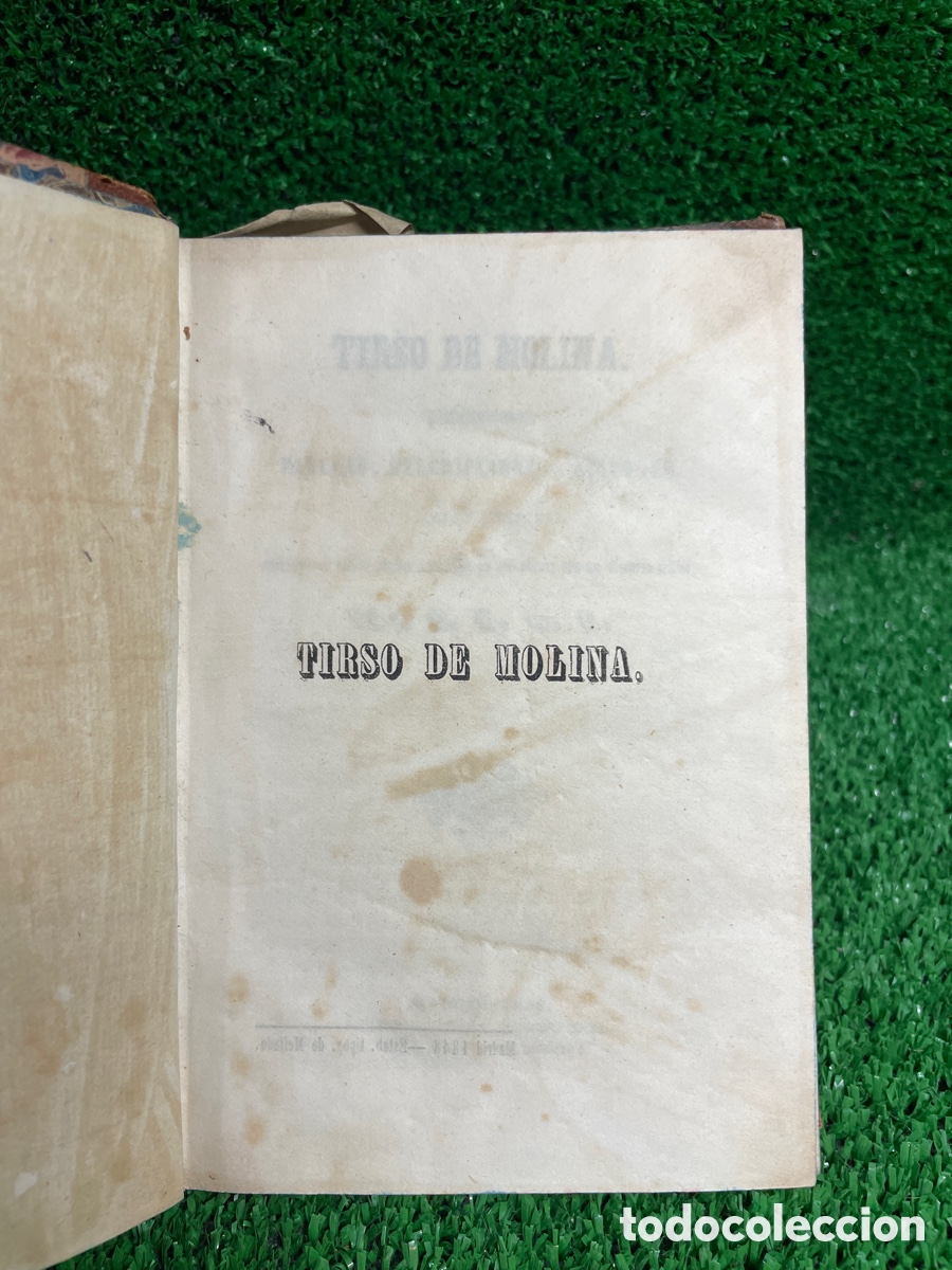 Libros antiguos: Cuentos - Tirso de Molina 1848 -B5 - Foto 4