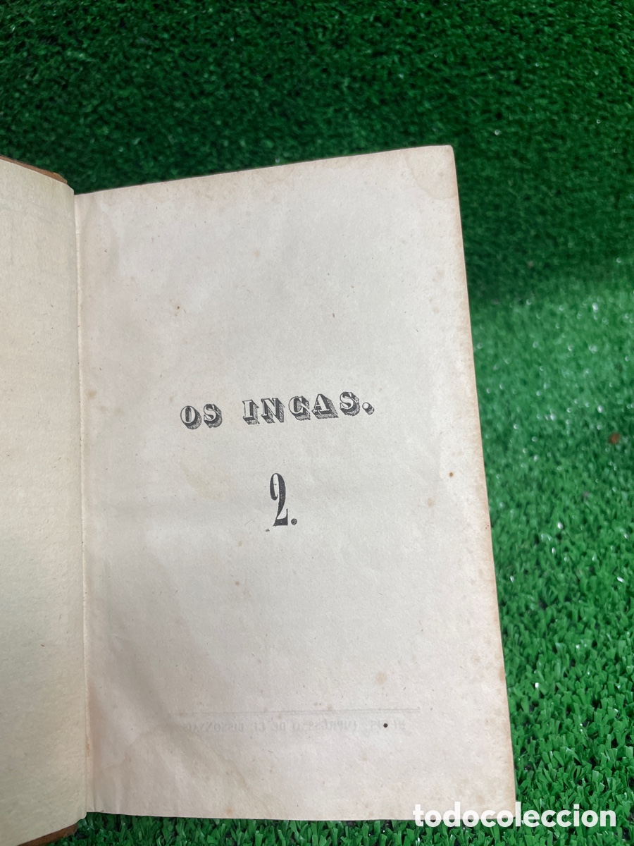 Libros antiguos: Os Incas - Marmontel 1837 -B5 - Foto 4