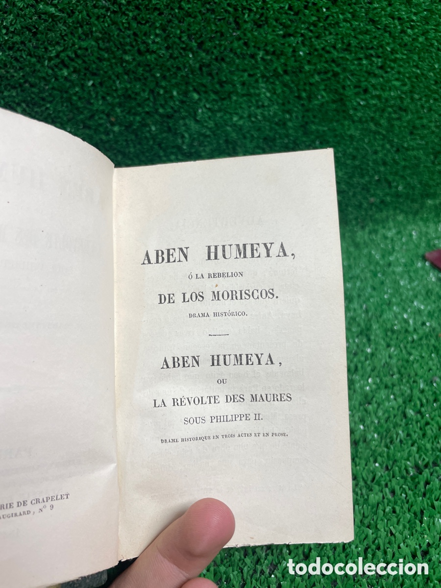 Libros antiguos: La Rebelion de los Moros - Martinez de la Rosa- B5 - Foto 4