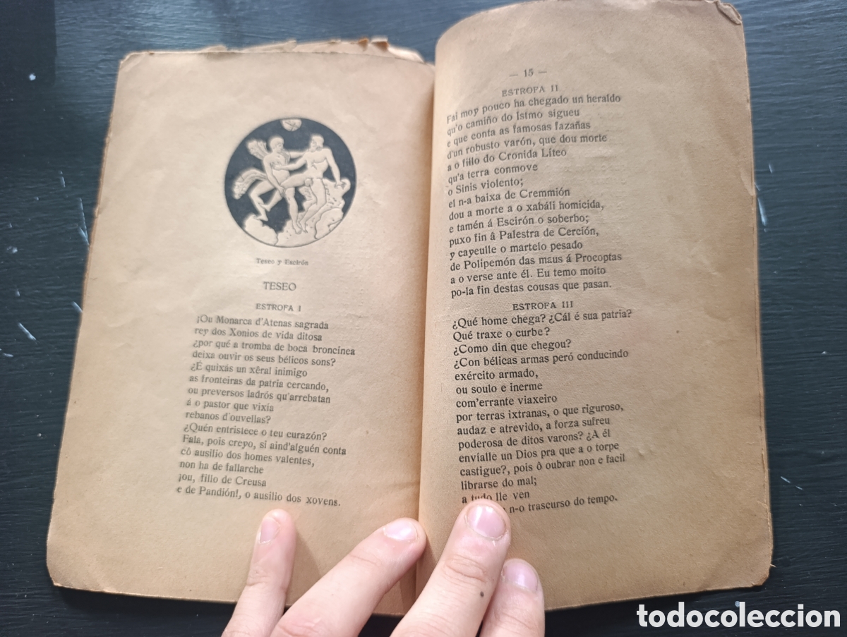 Libros antiguos: Baqu&iacute;lides. Teseo. ... - Foto 3