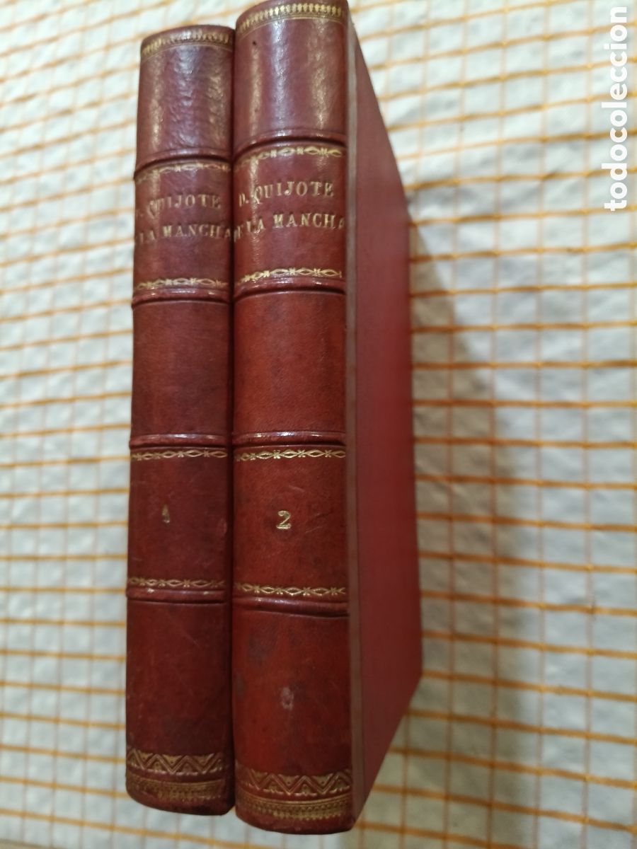 Libros antiguos: DON QUIJOTE DE LA MANCHA (MIGUEL SEGU&Iacute;, ) DOS TOMOS - Foto 13