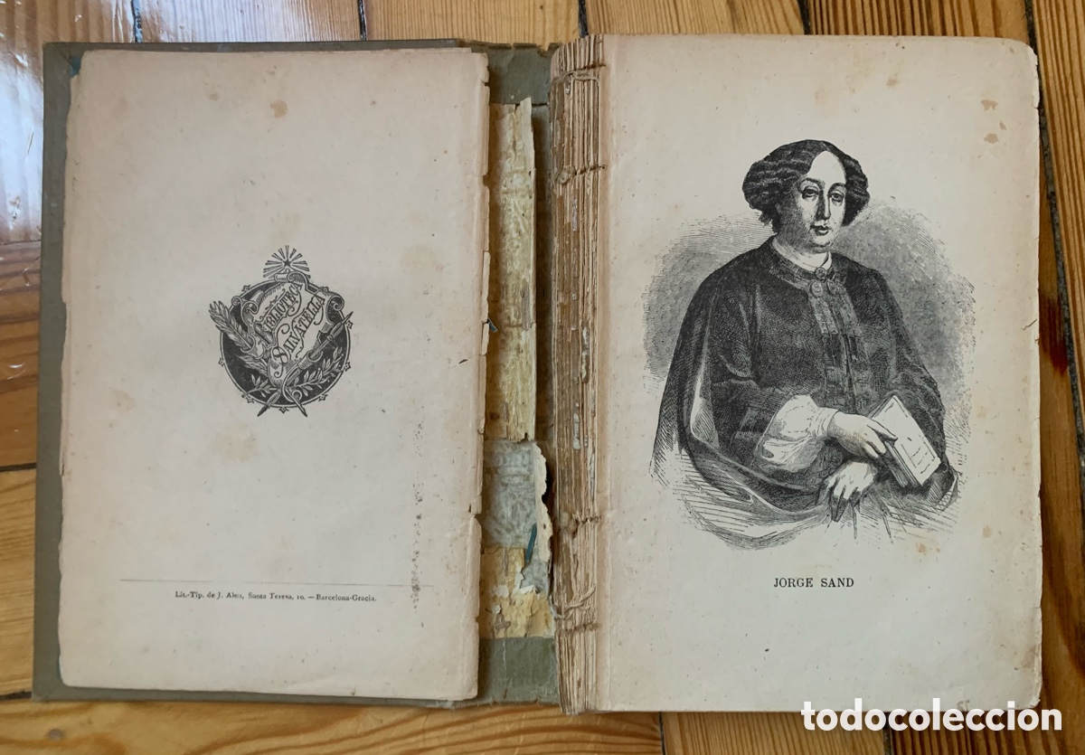 Libros antiguos: Edici&oacute;n antigua de El &Uacute;ltimo amor, de George Sand - Foto 5