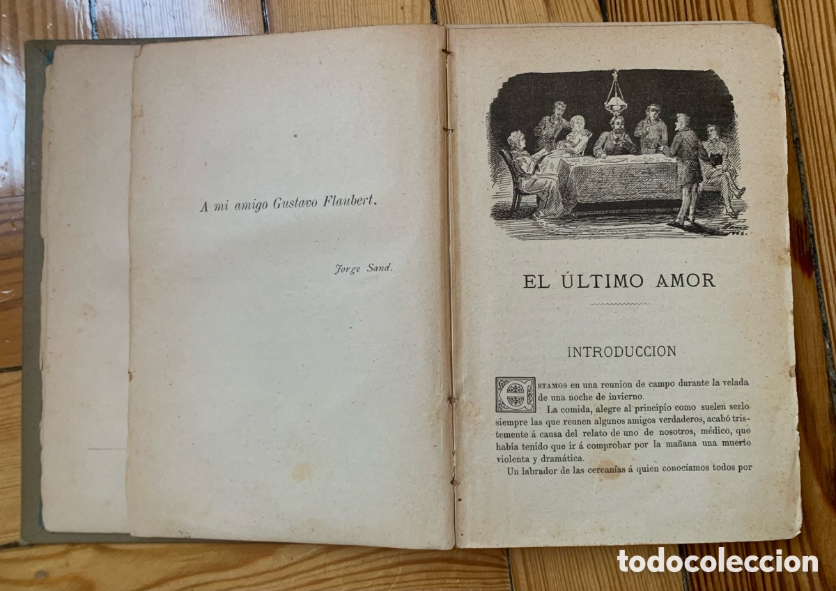 Libros antiguos: Edici&oacute;n antigua de El &Uacute;ltimo amor, de George Sand - Foto 7
