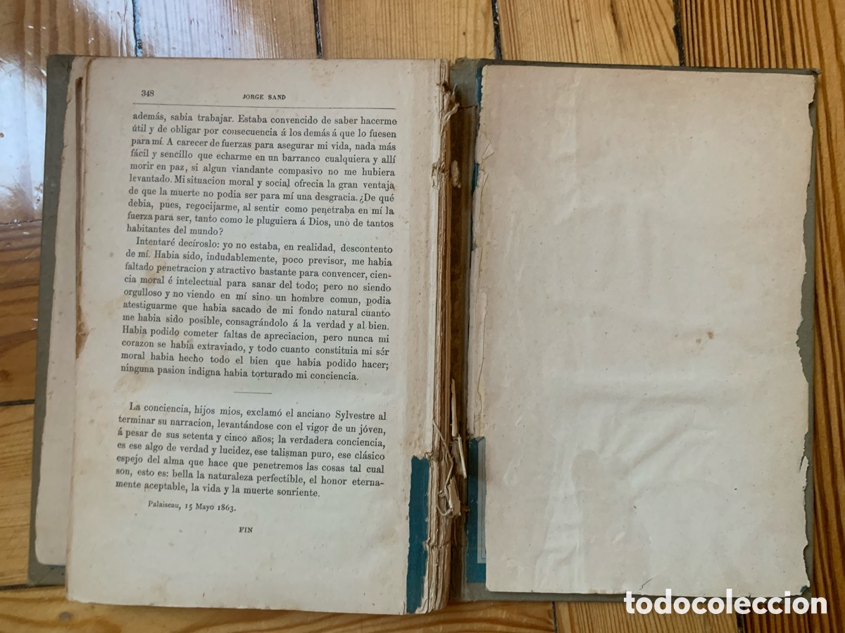 Libros antiguos: Edici&oacute;n antigua de El &Uacute;ltimo amor, de George Sand - Foto 9