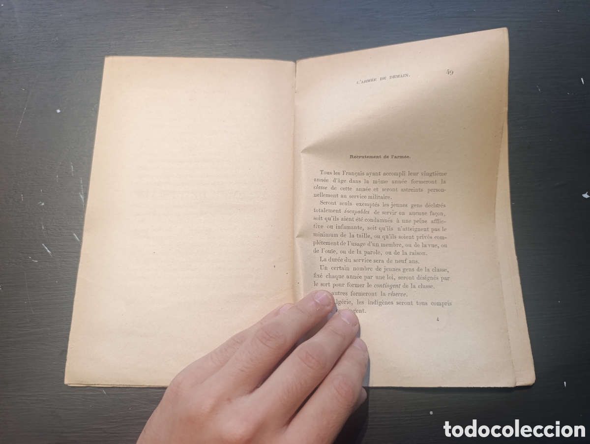 Libros antiguos: LARM&Eacute;E DHIER ET LARM&Eacute;E DE DEMAIN. Nancy - Foto 2