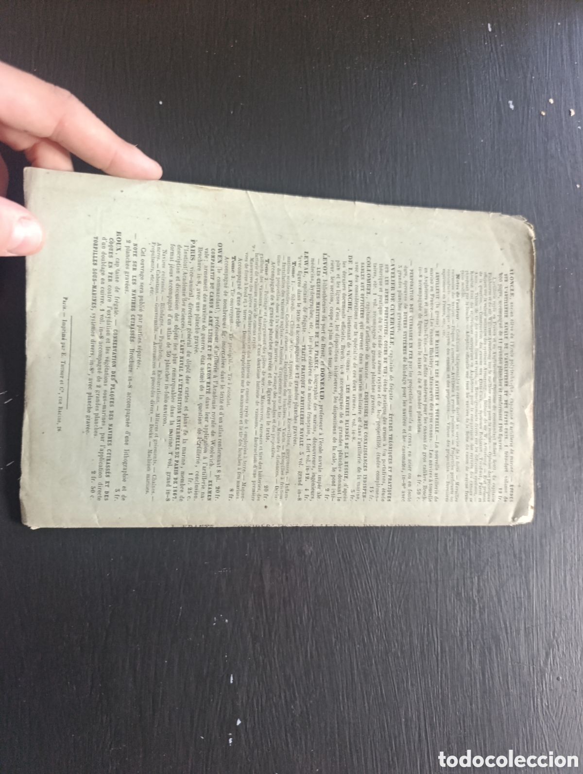 Libros antiguos: CONSID&Eacute;RATIONS SUR LE ROULIS DES BATIMENTS PAR J. KRANTZ - Foto 3