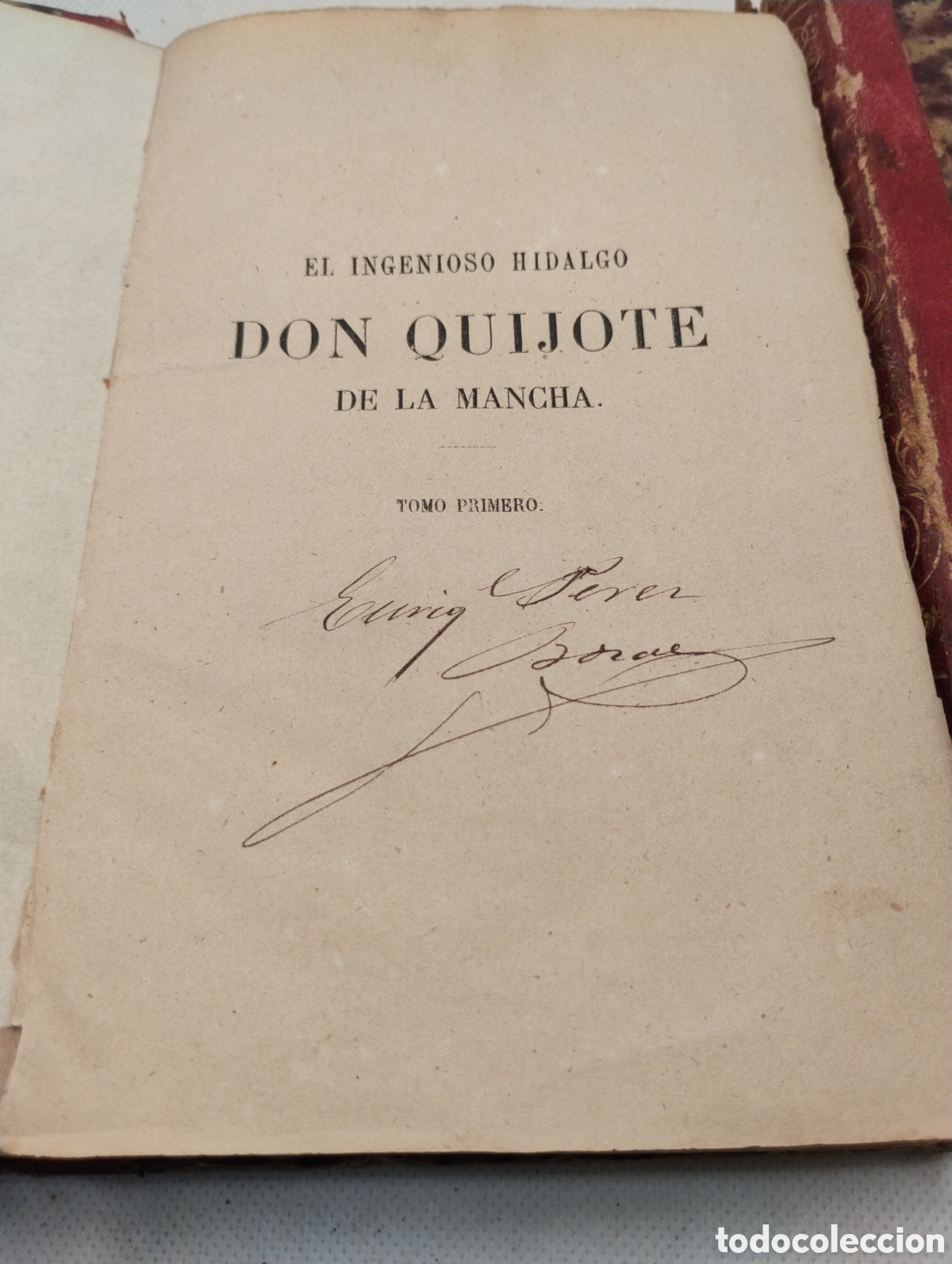 Libros antiguos: Don Quijote de la Mancha, 2 Tomos, 1569 - Foto 3