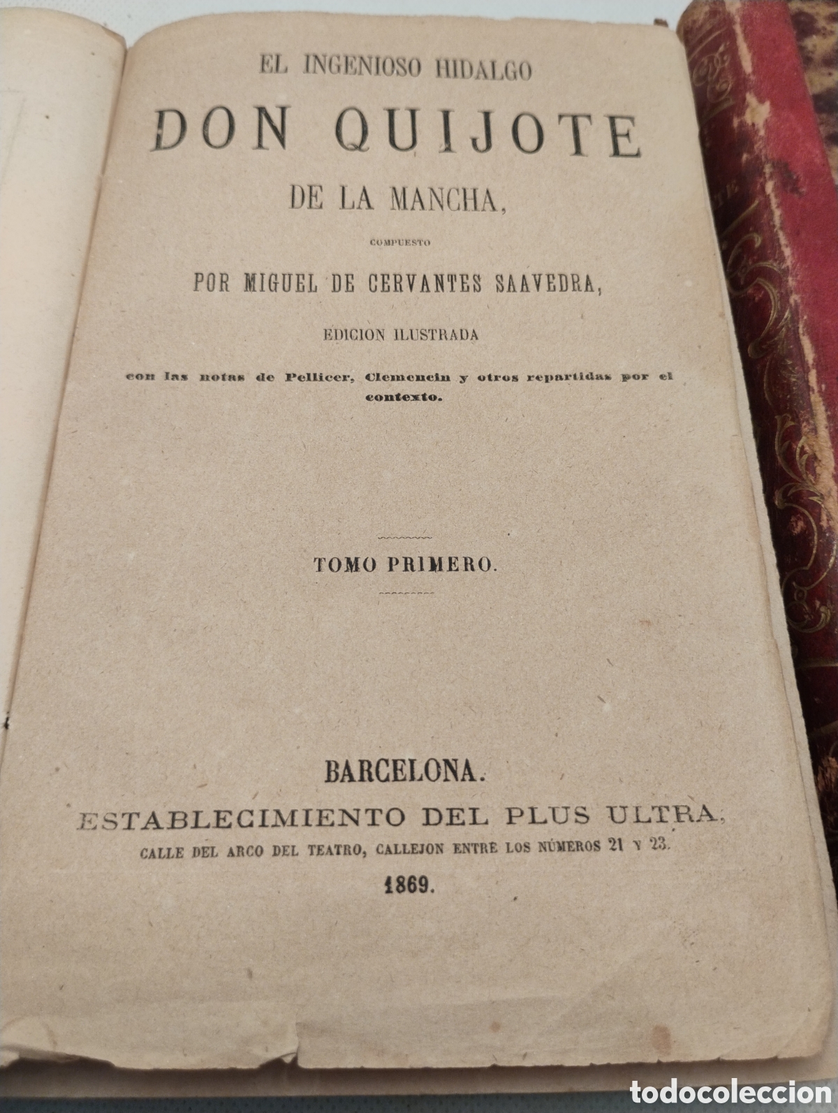Libros antiguos: Don Quijote de la Mancha, 2 Tomos, 1569 - Foto 5